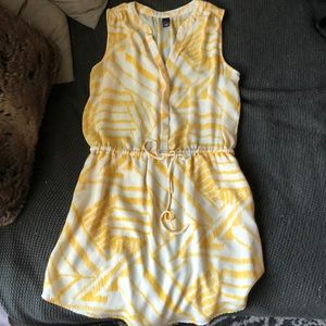 yellow mini dress
